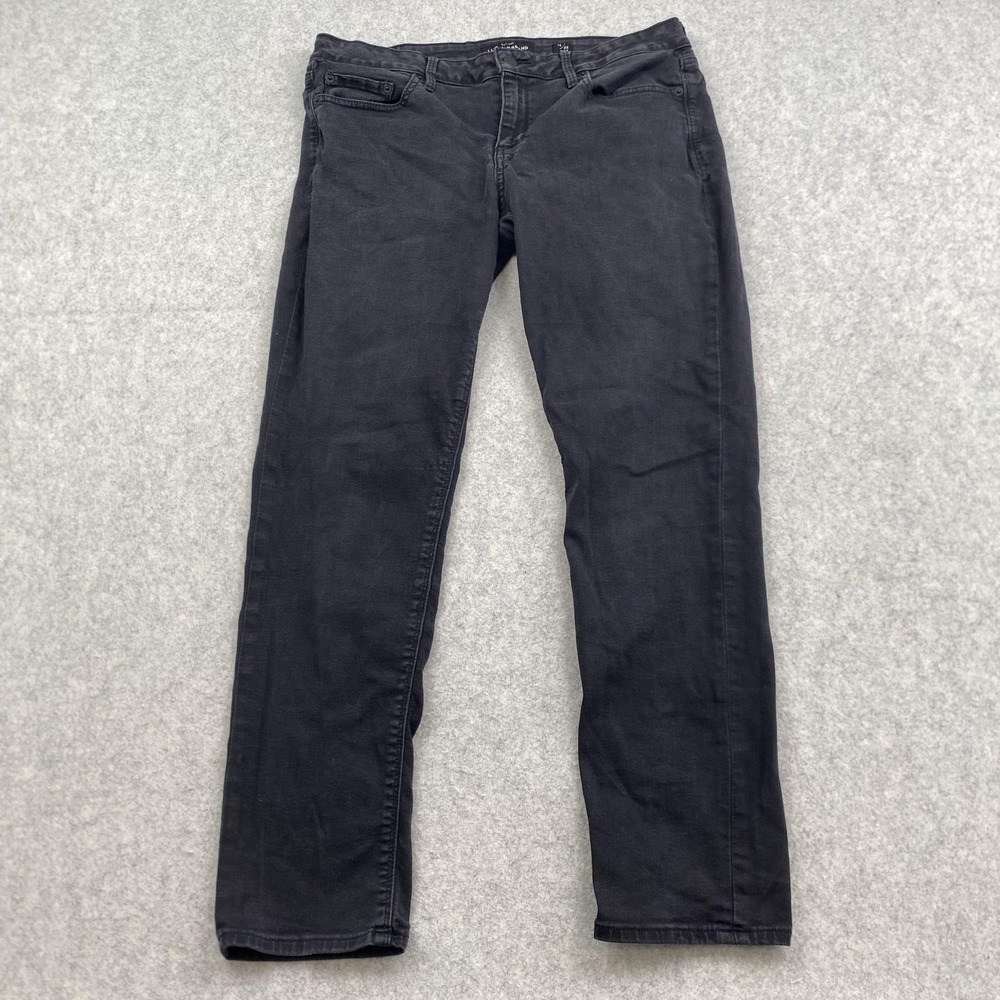 Lucky Brand Lolita Skinny Ankle Jeans Womens 14/32 (33x27) Black Stretch Denim
